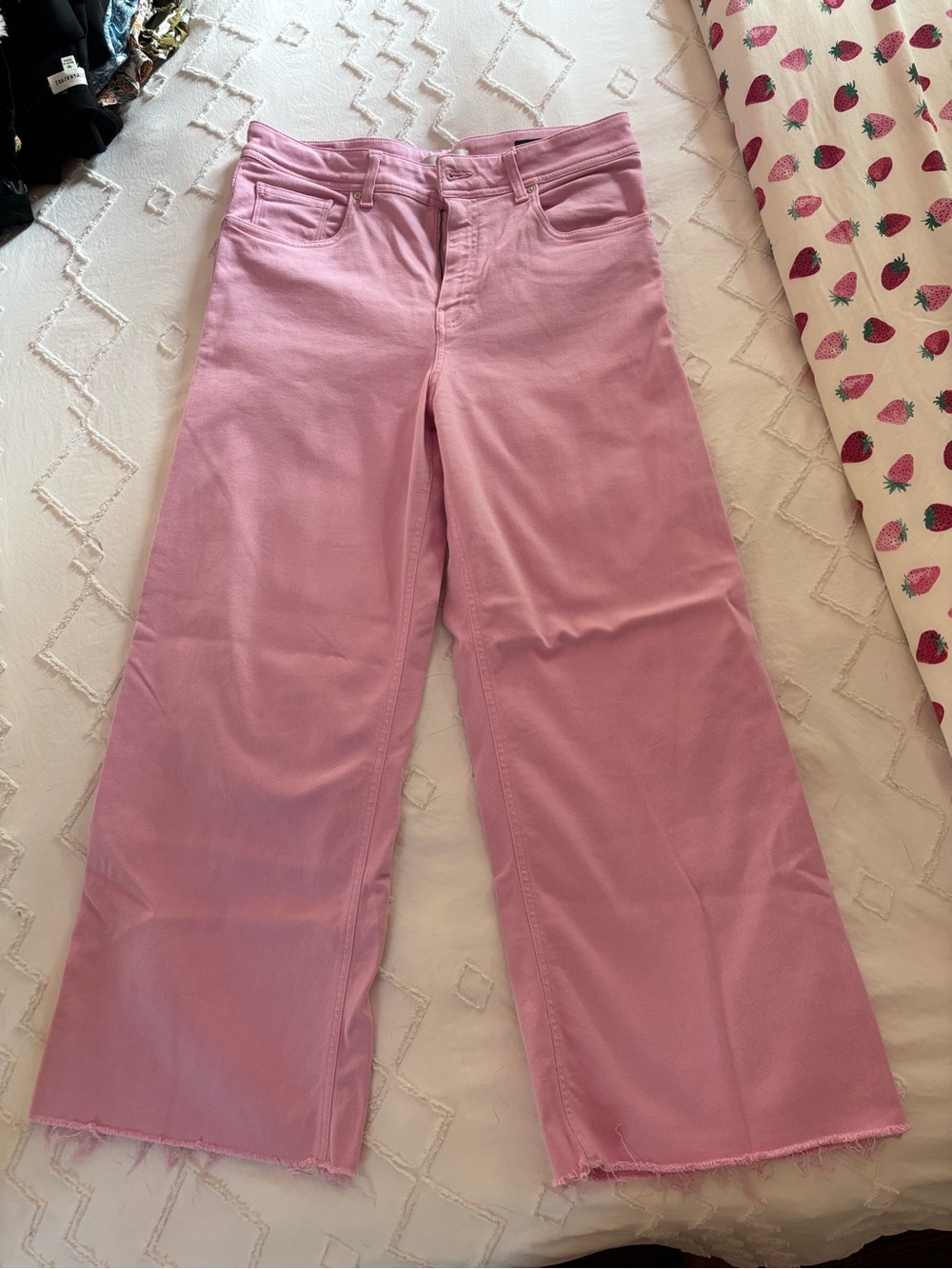 Mavi Light Pink Wide-Leg Jeans